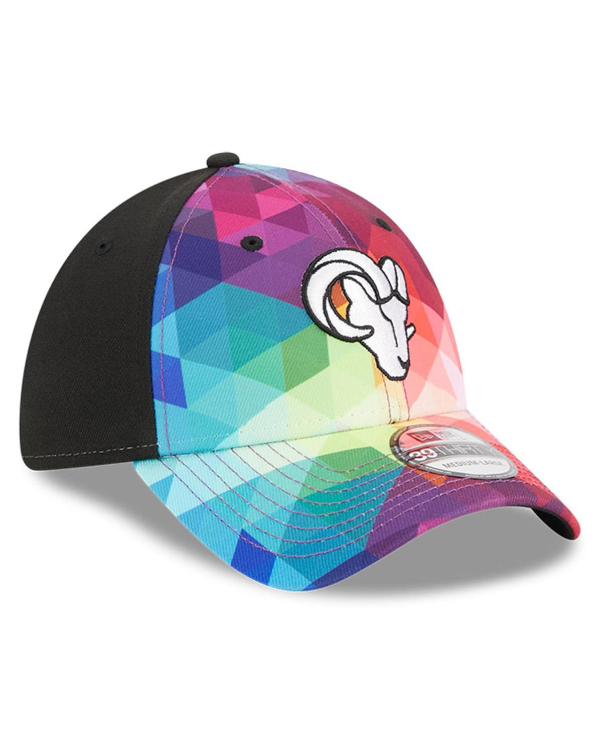 New Era Men's And Women's  Multicolor, Black Los Angeles Rams 2023 Nfl Crucial Catch 39thirty Flex Ha In Multicolor,black