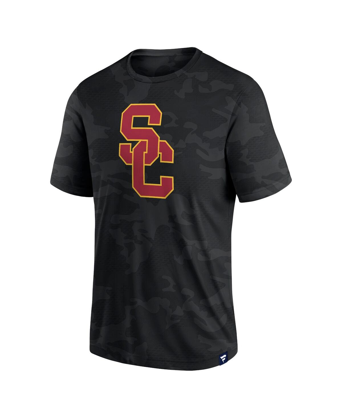 Fanatics Men's  Black Usc Trojans Team Midnight Mascot T-shirt In Black
