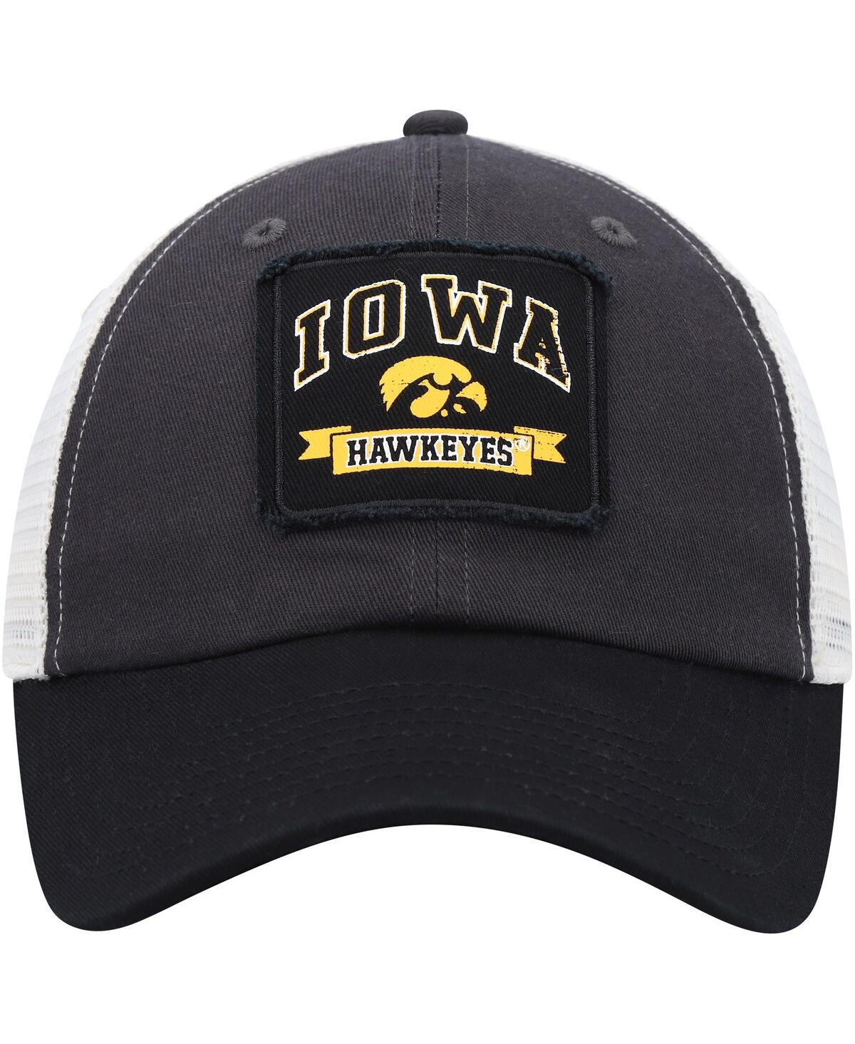 Shop Colosseum Men's  Charcoal Iowa Hawkeyes Objection Snapback Hat
