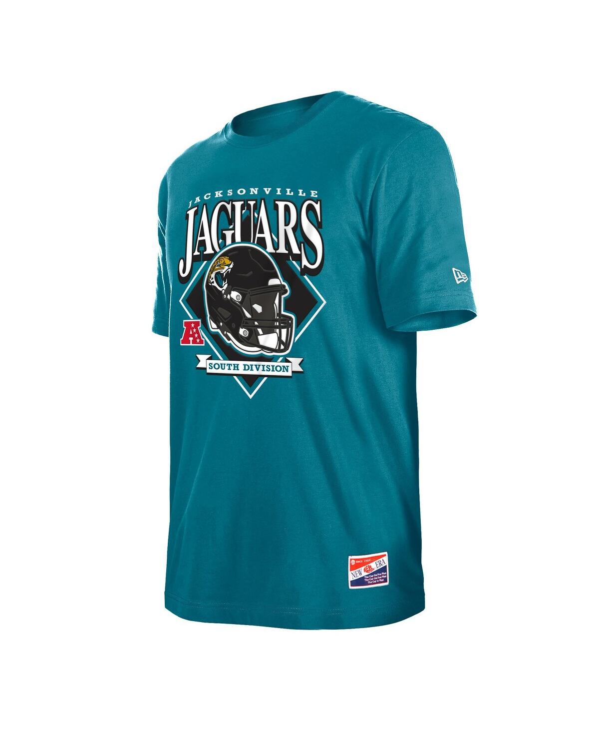 NEW ERA MEN'S NEW ERA BLACK JACKSONVILLE JAGUARS TEAM LOGO T-SHIRT 