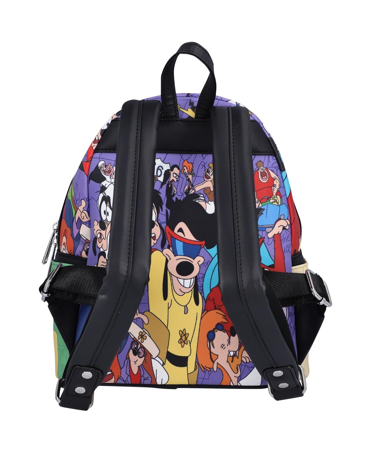 Shop Loungefly A Goofy Movie Collage Mini Backpack In Black