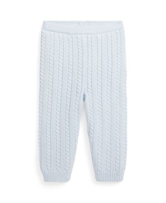 Baby Boys or Girls Cotton Cable Knit Sweater Pants