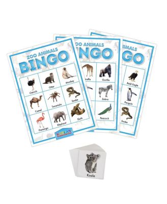 Kaplan Early Learning Zoo Animals Bingo Learning Game