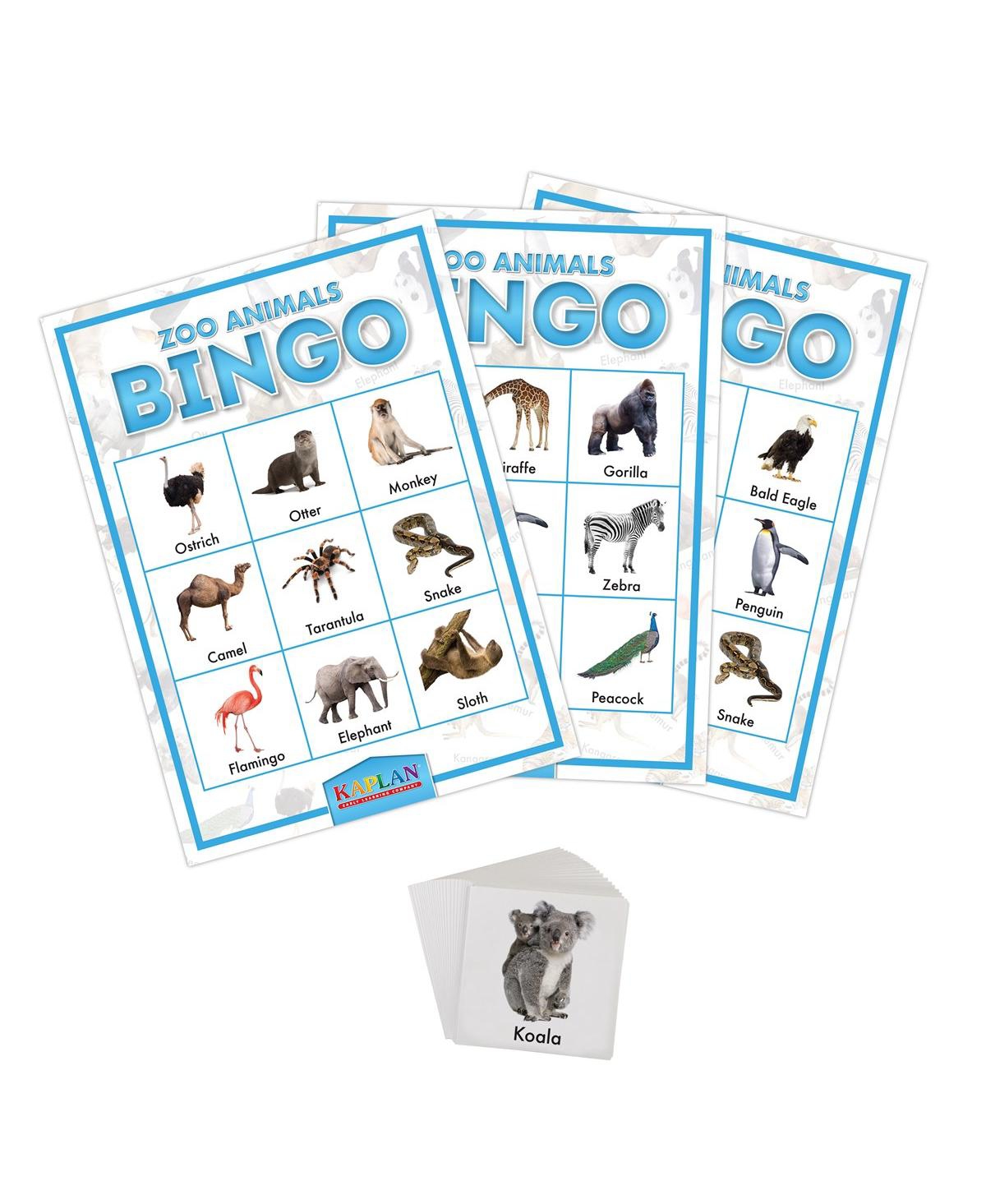 Kaplan Early Learning Zoo Animals Bingo Learning Game