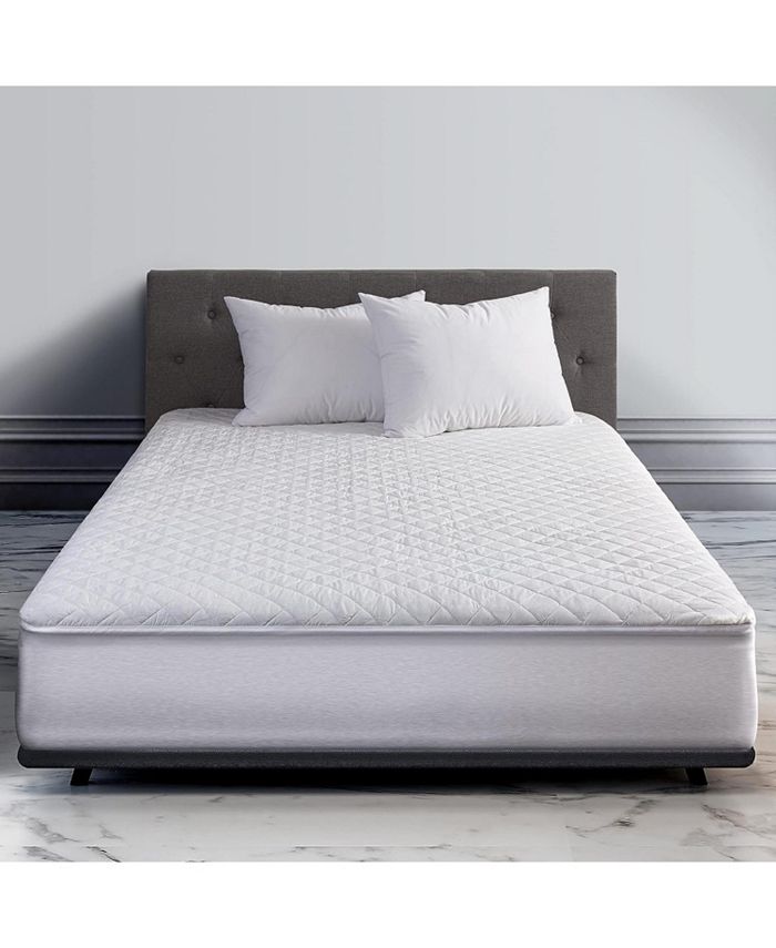 Charter Club Continuous Protection Waterproof Mattress Pad, Twin, Created for Macy's - White