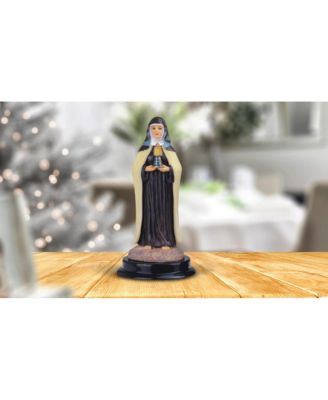 5"H Saint Clare Statue St. Clare of Assisi Holy Figurine Religious Decoration Home Decor Perfect Gift for House Warming, Holidays and Birthdays