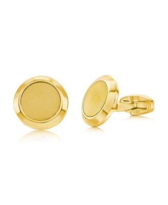 Stainless Steel, Brushed & Polished Cuff Links