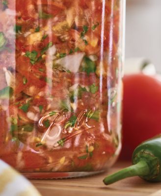 Ball 8 Piece Wide Mouth Quart Mason Jars with Lids and Bands