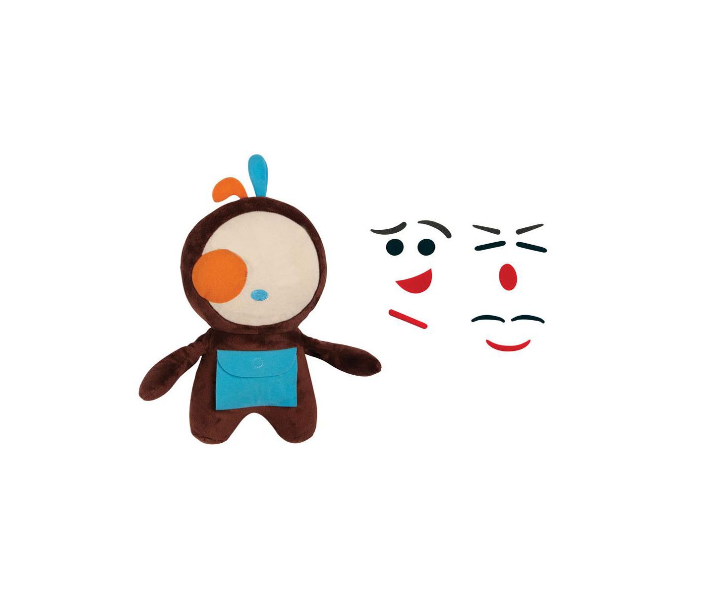 Детская мягкая игрушка Edushape Feelings Friend Conversation Starter Plush, Ages 3+ — фото 4