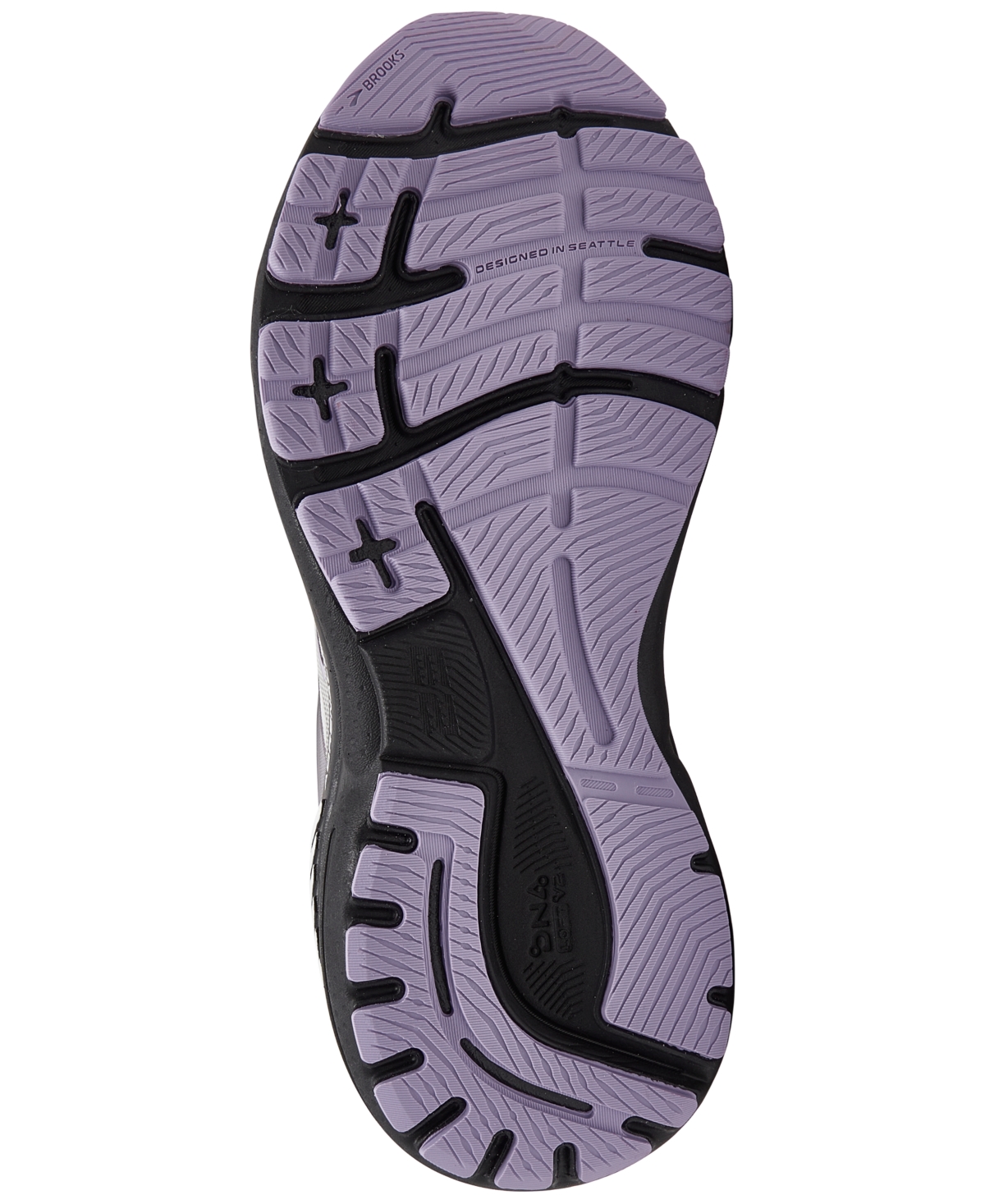 Brooks Women's Adrenaline Gts 23 Running Sneakers from Finish Line - Black, Purple