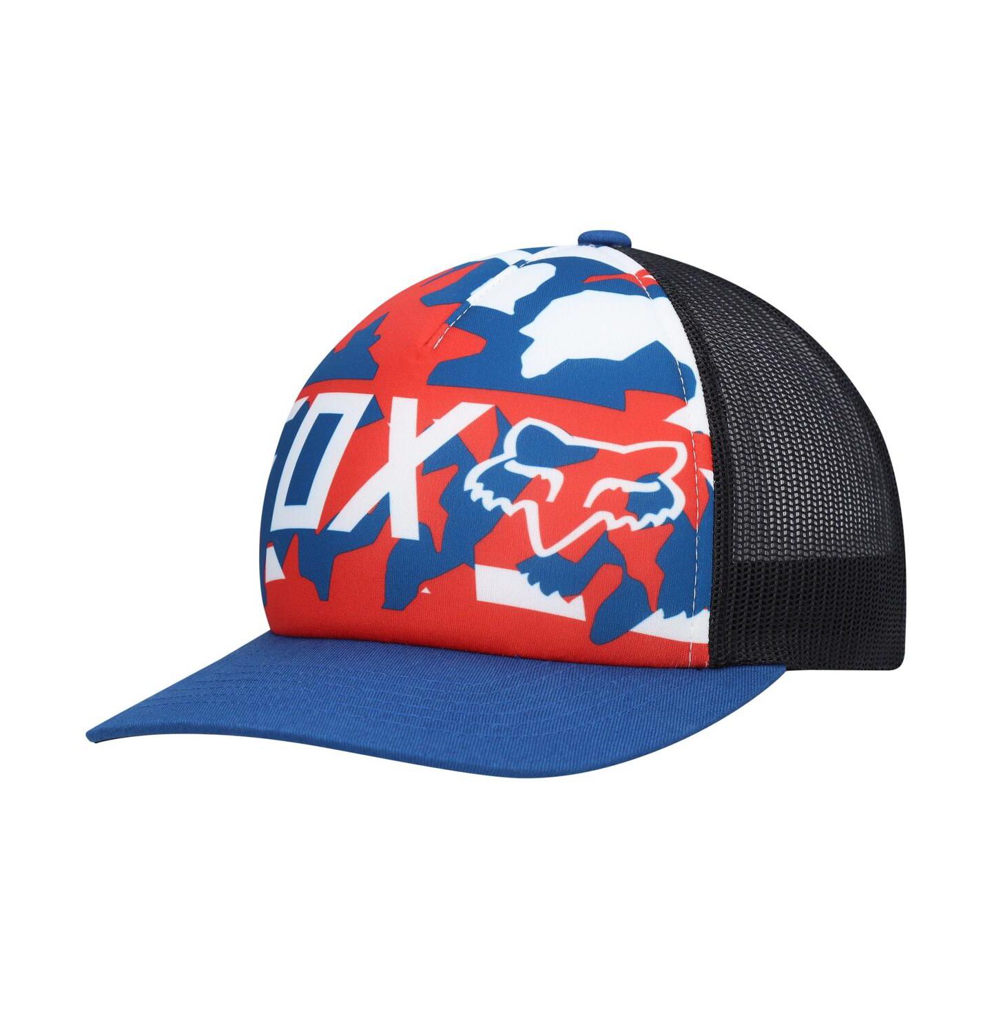 Мужская кепка Fox Royal, Black Red White and True Snapback Hat — фото 1