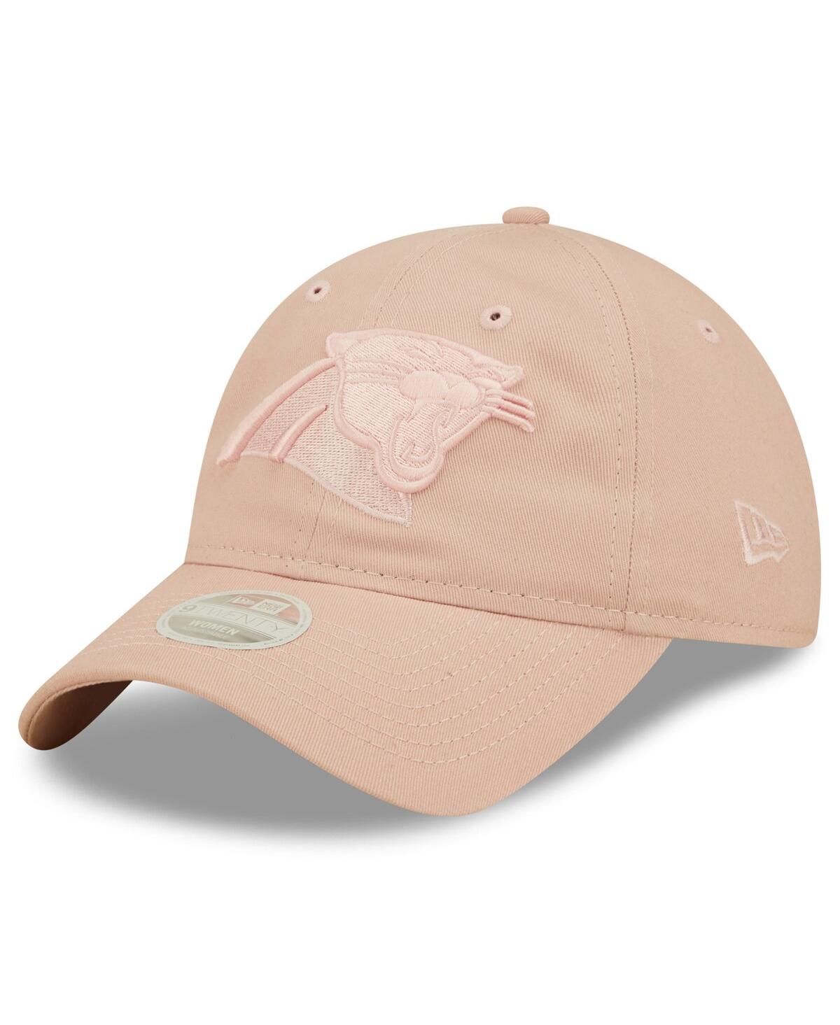 Shop New Era Women's  Pink Carolina Panthers Core Classic 2.0 Tonal 9twenty Adjustable Hat