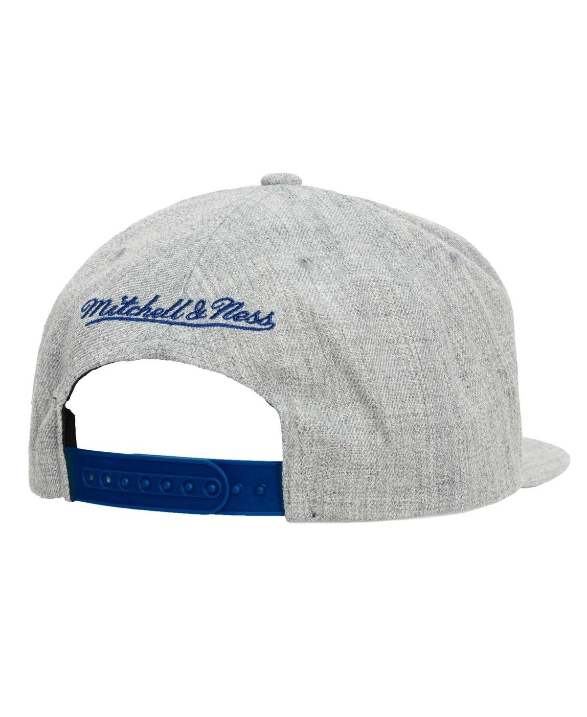 Mitchell & Ness Men's  Heather Gray Houston Rockets Hardwood Classics 2.0 Snapback Hat In Heather Gray
