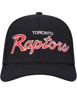 Men's Black Toronto Raptors MVP Team Script 2.0 Stretch Snapback Hat