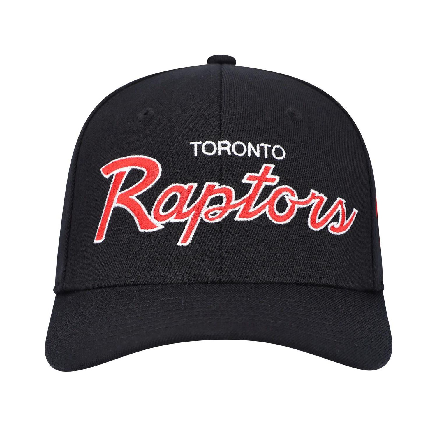 Men's Black Toronto Raptors MVP Team Script 2.0 Stretch Snapback Hat