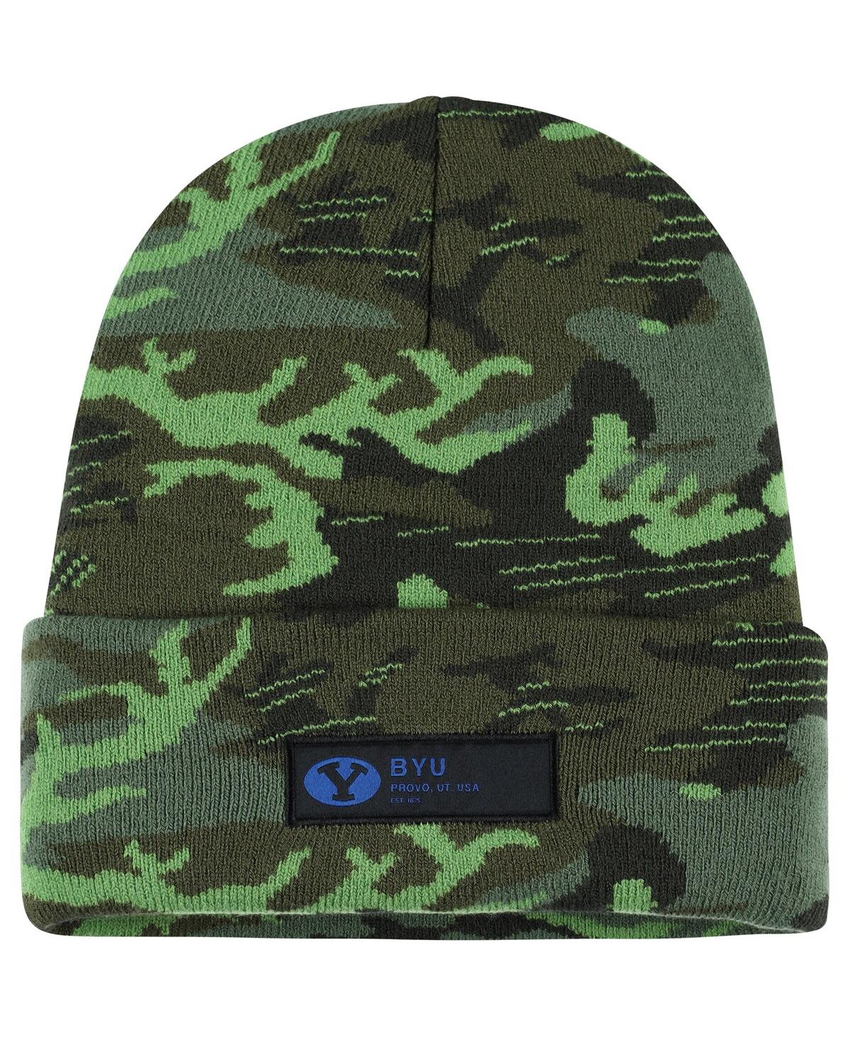 Nike Men's  Camo Byu Cougars Veterans Day Cuffed Knit Hat