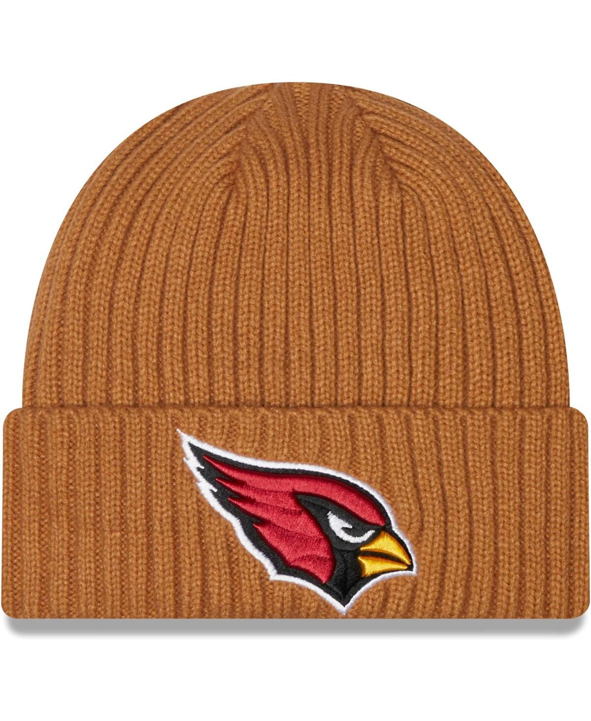 New Era Brown Arizona Cardinals Core Classic Cuffed Knit Hat In Brown