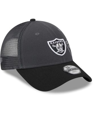 Big Boys and Girls Graphite Las Vegas Raiders Reflect 9FORTY Adjustable Hat