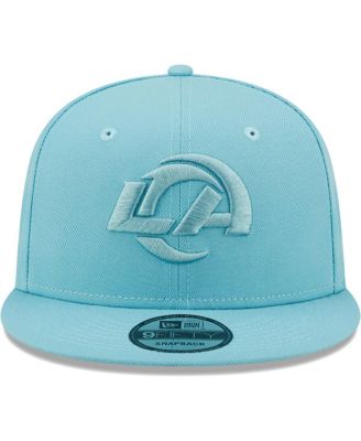 Men's Aqua Los Angeles Rams Color Pack 9FIFTY Snapback Hat