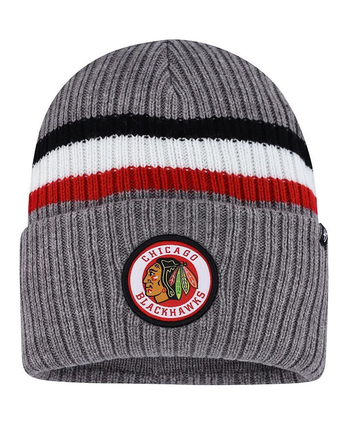 Men's '47 Charcoal Chicago Blackhawks Highline Cuffed Knit Hat