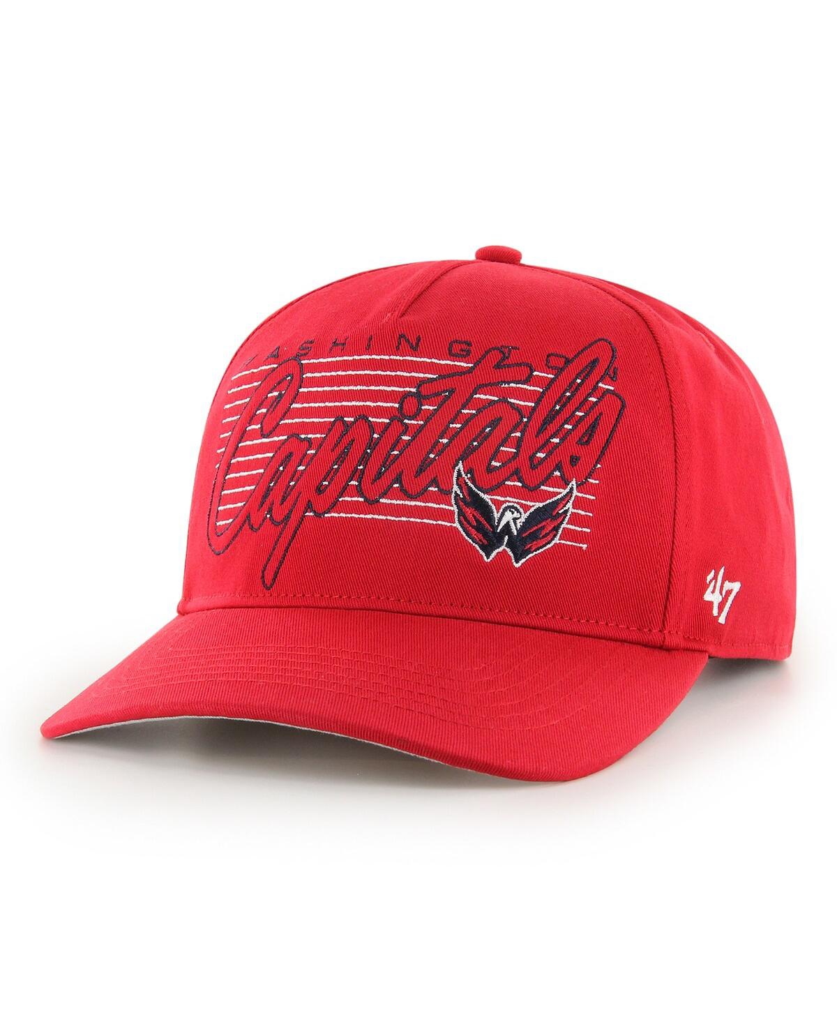 47 Brand Men's ' Red Washington Capitals Marquee Hitch Snapback Hat