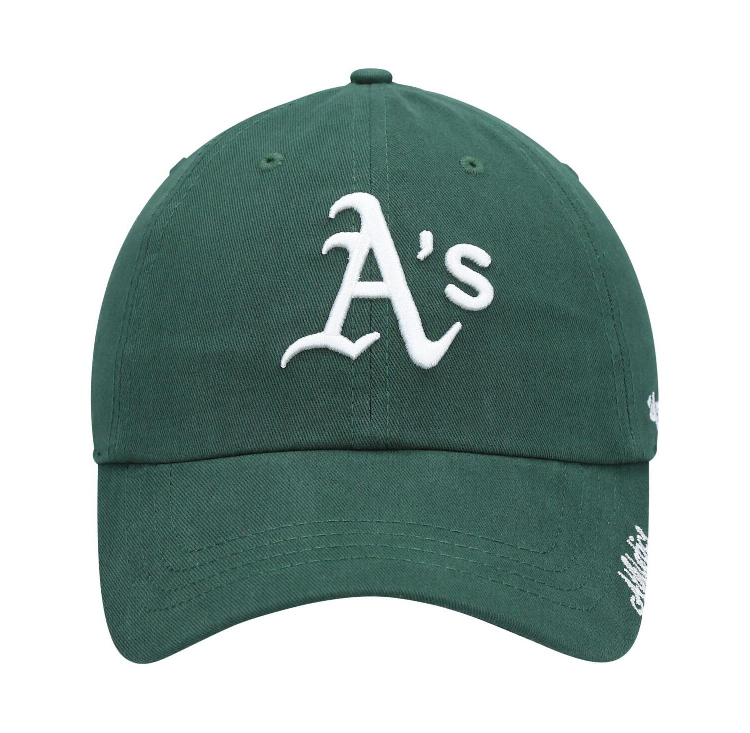 Women's Green Oakland Athletics Team Miata Clean Up Adjustable Hat