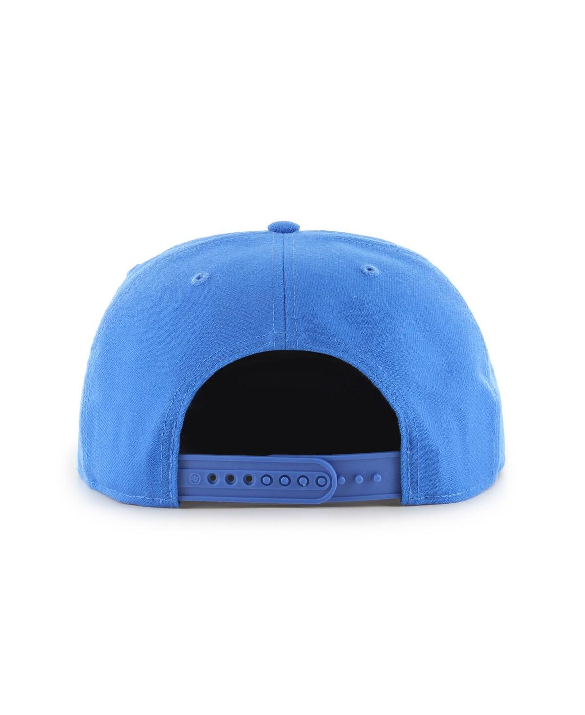 Shop 47 Brand Men's ' Blue Oklahoma City Thunder Sure Shot Captain Snapback Hat