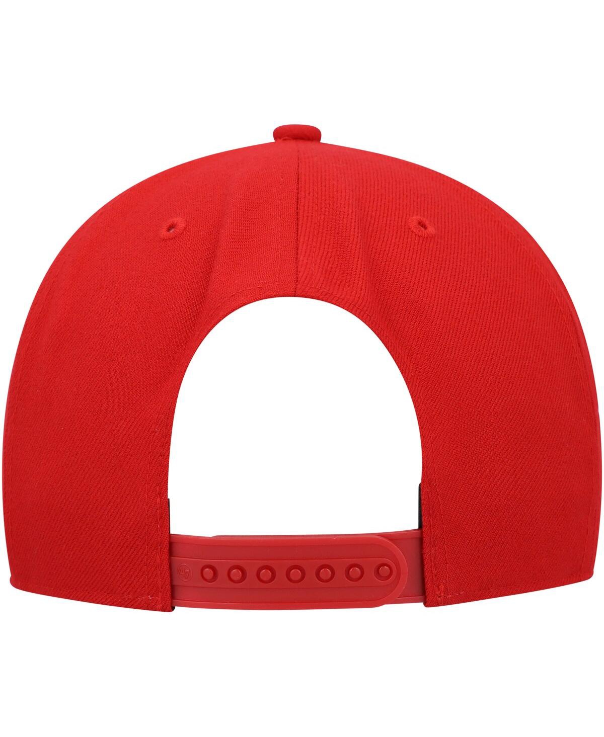 47 Brand Men's Red Washington Capitals Legend Mvp Adjustable Hat In Red