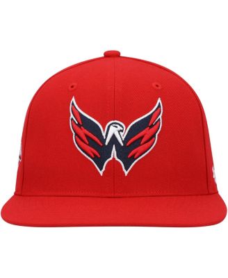 Men's Red Washington Capitals Sure Shot Captain Snapback Hat