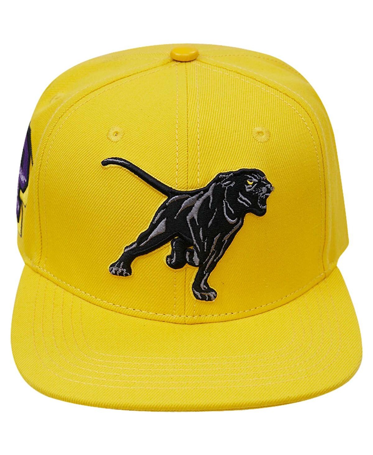 Shop Pro Standard Men's  Gold Prairie View A&m Panthers Evergreen Mascot Snapback Hat