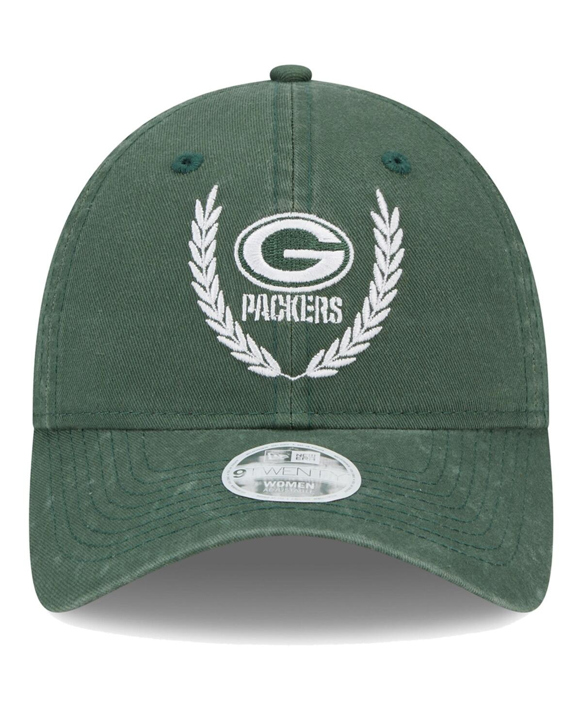 Women's New EraGreen Bay Packers Leaves 9TWENTY Adjustable Hat - Green