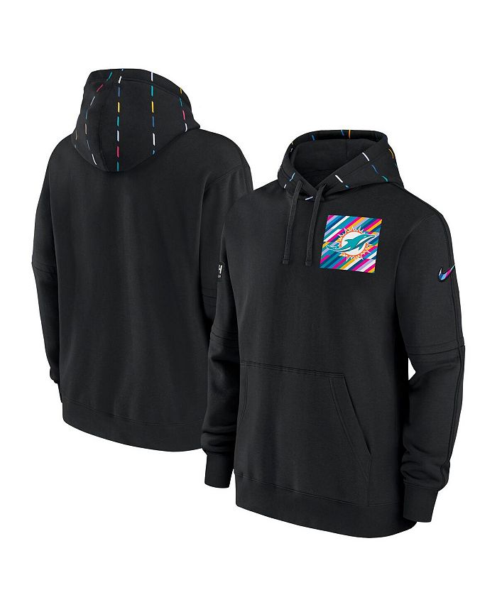 Miami Dolphins Sideline Club Men's Nike NFL Full-Zip Hoodie.