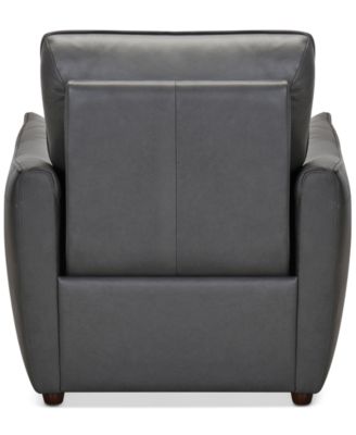 Polner 39" Leather Power Motion Chair, Created for Macy's