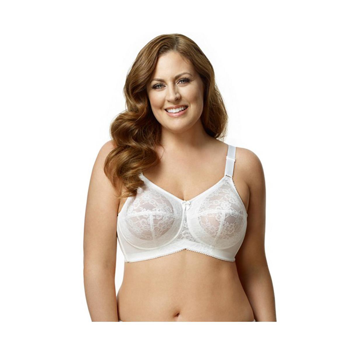 Elila Isabella Lace Full Coverage Bra In White