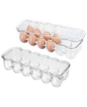 Zulay Kitchen 4 Pack Medium Clear Fridge Organizers and Storage - Macy's