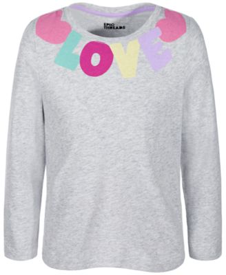 Epic Threads - Little Girls Love Graphic Long-Sleeve T-Shirt