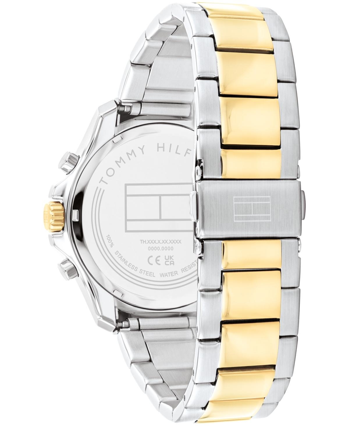 Shop Tommy Hilfiger Men's Multifunction Two-tone Stainless Steel Watch 43mm
