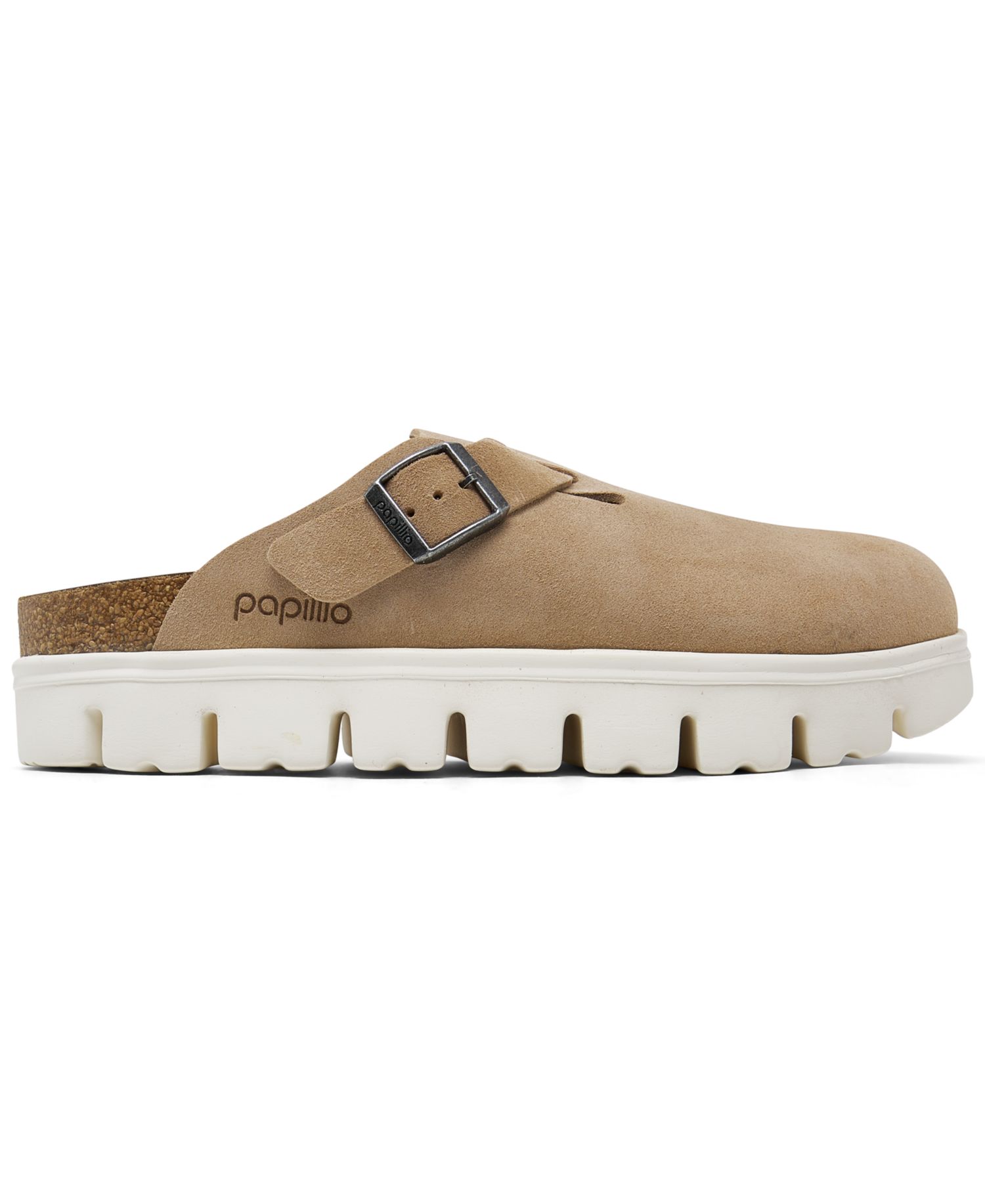Women's Boston Chunky Suede Leather Platform Clog from Finish Line