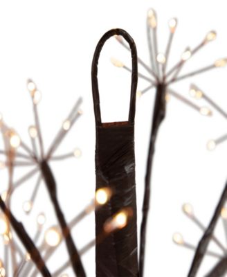 12" Pre-Lit Light Emitting Diode (LED) Christmas Ball Decoration Warm Lights