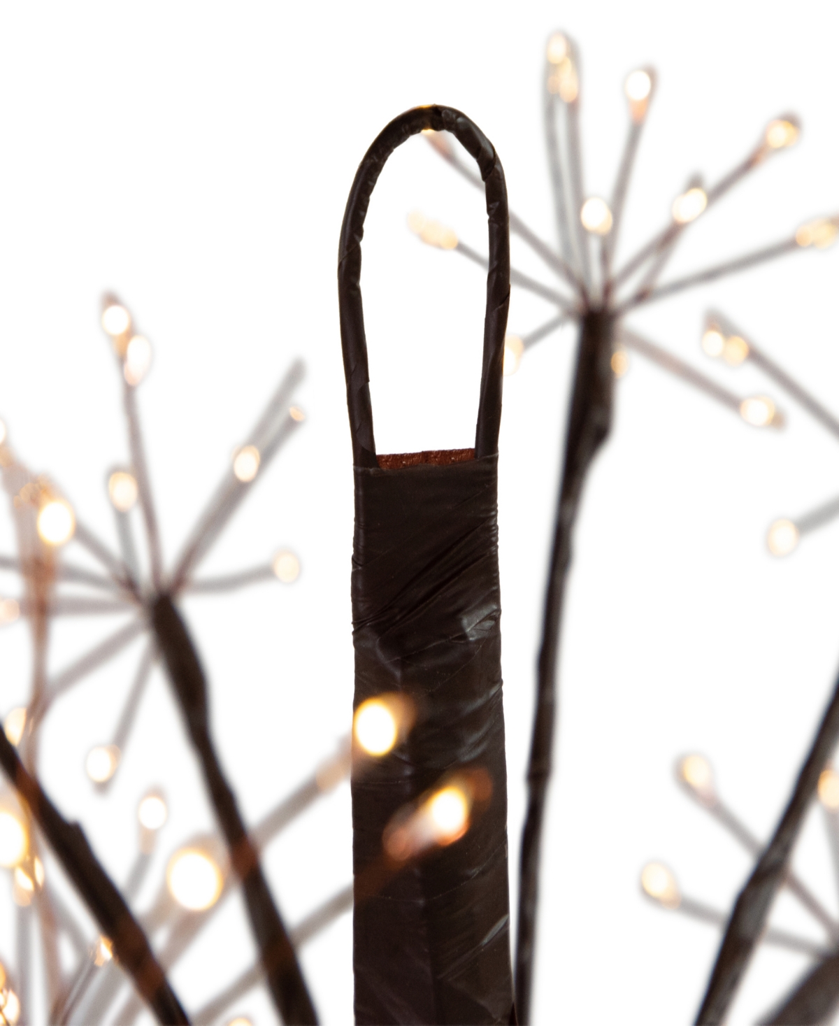 Northlight 12" Pre-lit Light Emitting Diode (led) Christmas Ball Decoration Warm Lights In Brown