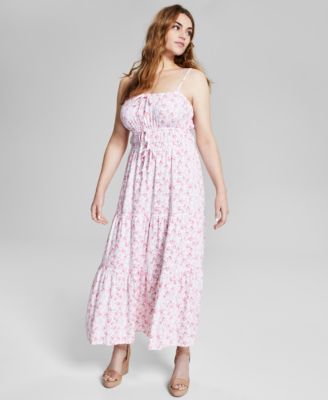 Macy's floral maxi dress hotsell