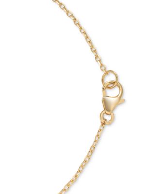 Sky Blue Topaz (1/3 ct. t.w.) & White Topaz (5/8 ct. t.w.) Cross 18" Pendant Necklace in 14k Gold-Plated Sterling Silver (Also in Citrine, Onyx, Peridot & Rhodolite)