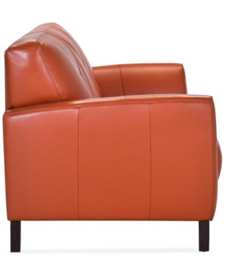 Myia 85" Leather Sofa