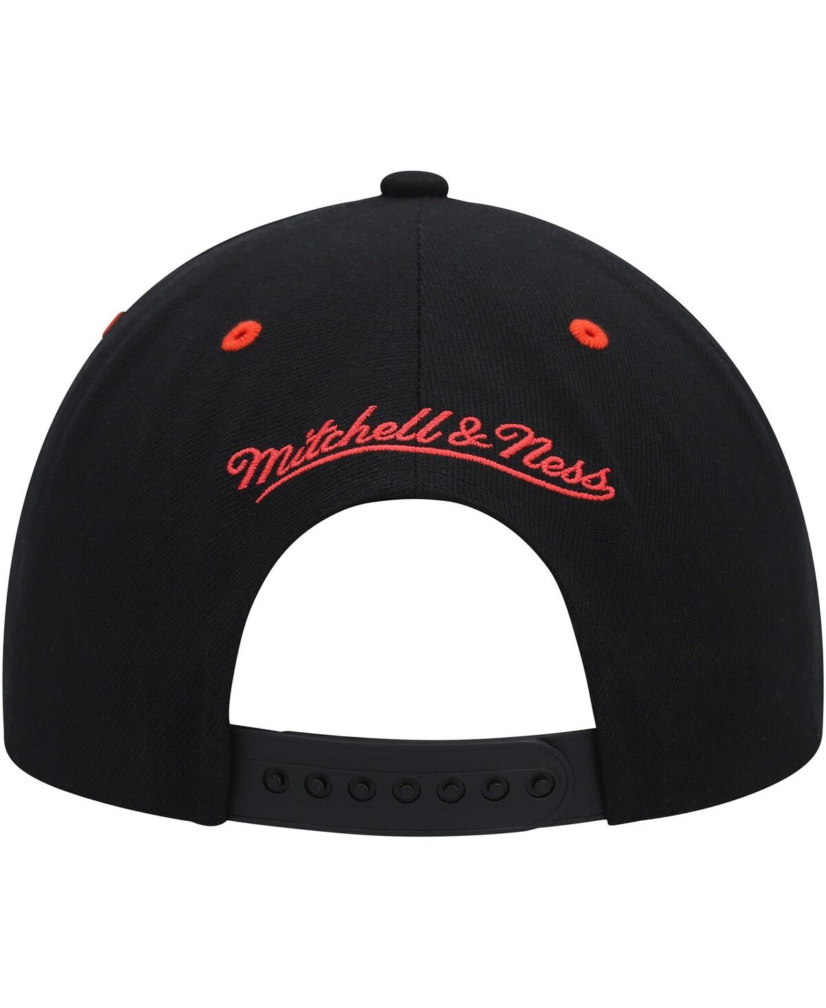 Mitchell & Ness Men's  Black San Jose Clash Lofi Pro Snapback Hat In Black