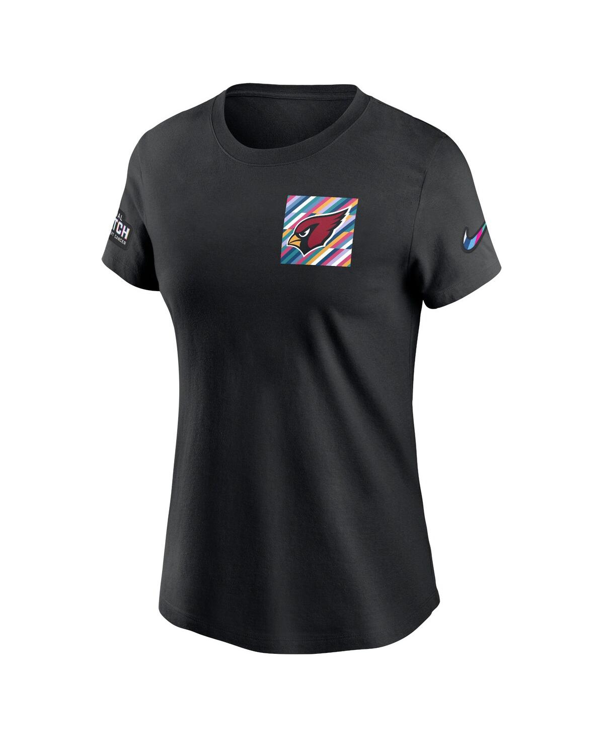 Nike Arizona Cardinals Crucial Catch Sideline  Women's Nfl T-shirt In Black