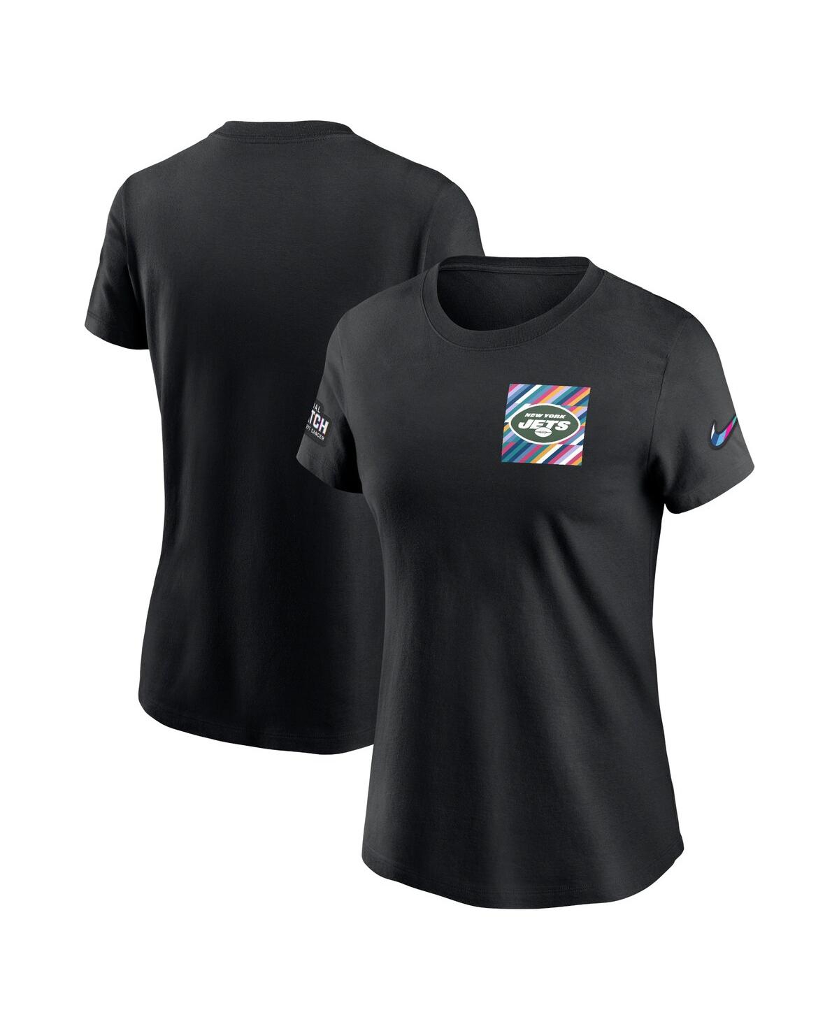 Nike Women's  Black New York Giants 2023 Nfl Crucial Catch Sideline Tri-blend T-shirt