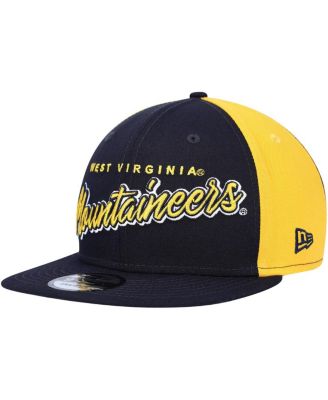 Men's Navy West Virginia Mountaineers Outright 9FIFTY Snapback Hat