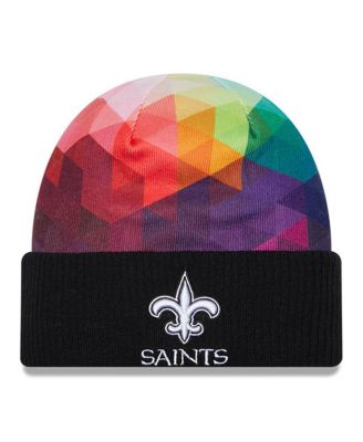 Men s New Era Black New Orleans Saints 2023 NFL Crucial Catch Cuffed Knit Hat Macy s