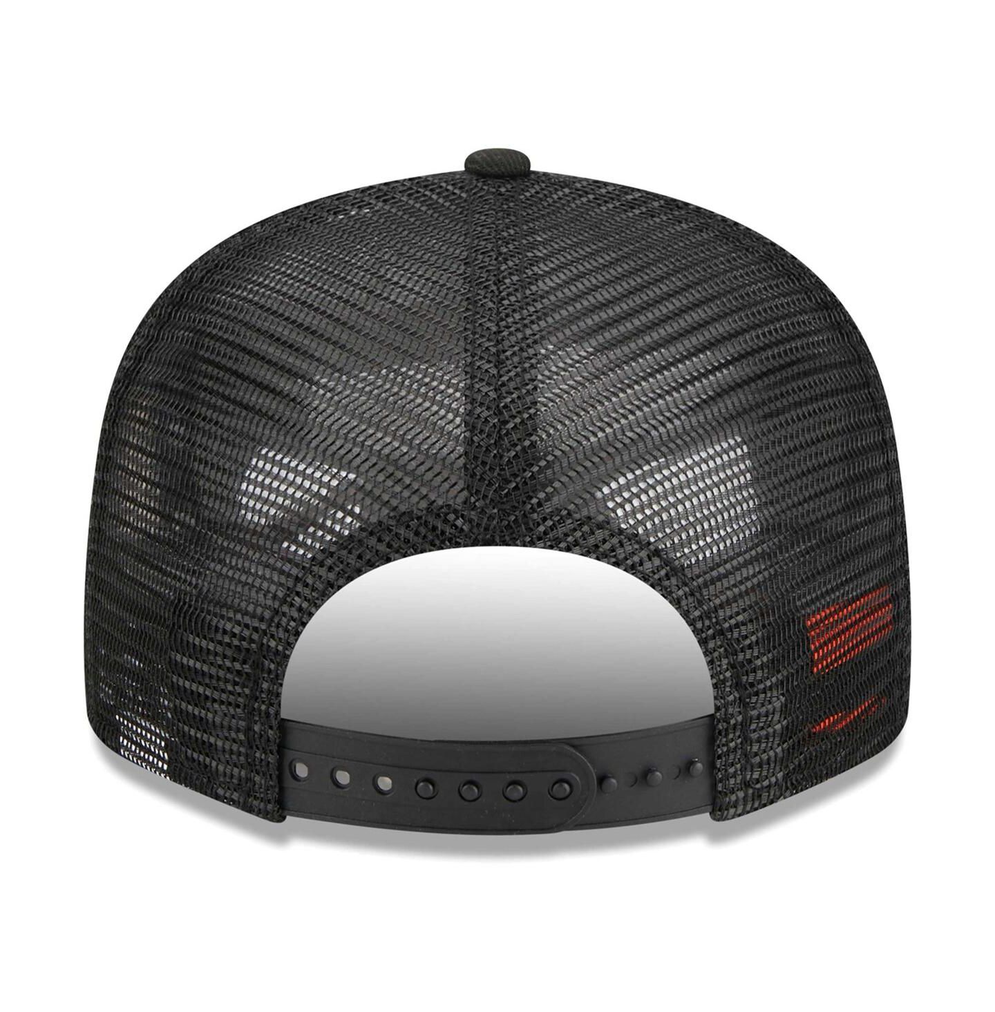 Мужская кепка New Era Black Nickelodeon Splat Trucker 9FIFTY Snapback Hat — фото 4
