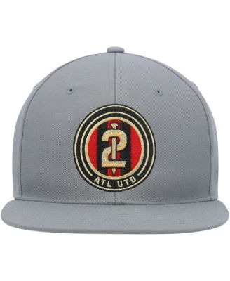 Men's Gray Atlanta United FC Logo Snapback Hat